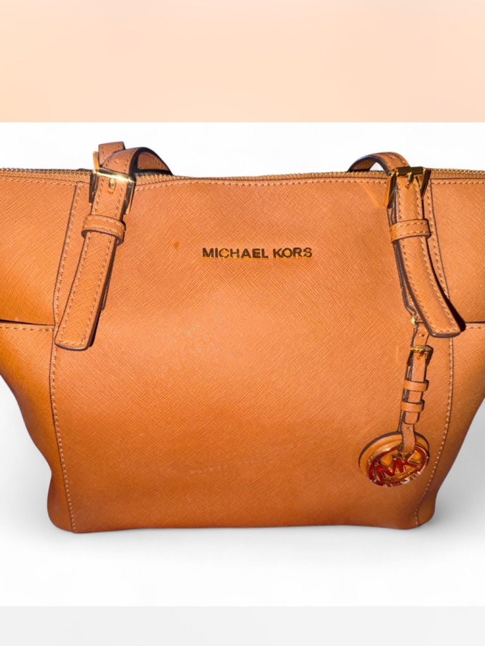 Authentic Michael Kors Amber Saffiano Leather Tote